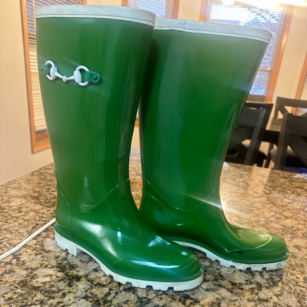 Lookalike Gucci rain boots - green size 37